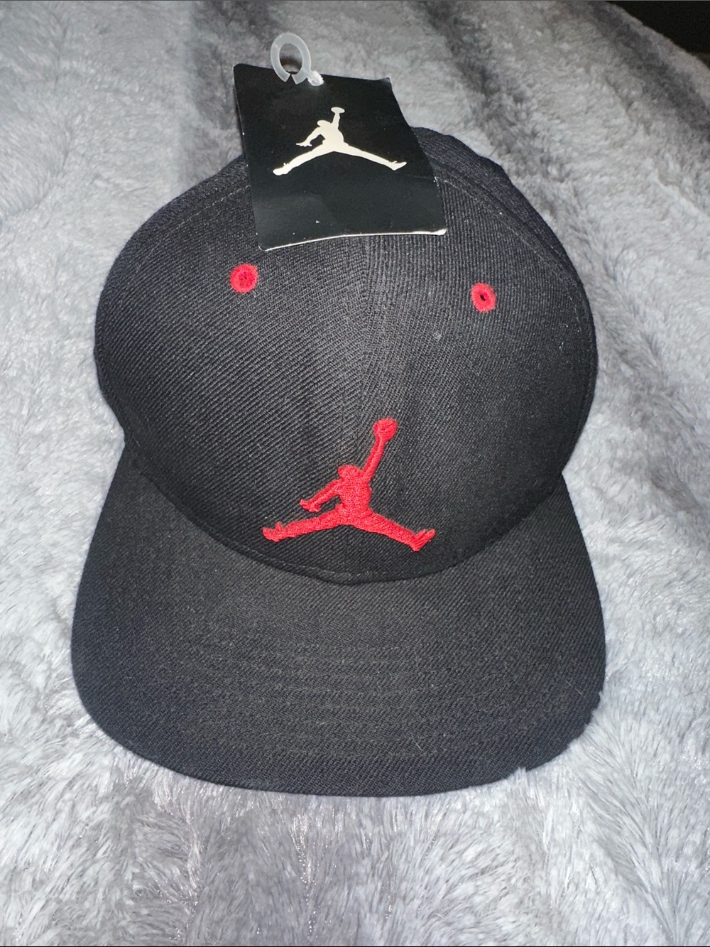 NWT - Nike Jordan Black Snapback Hat